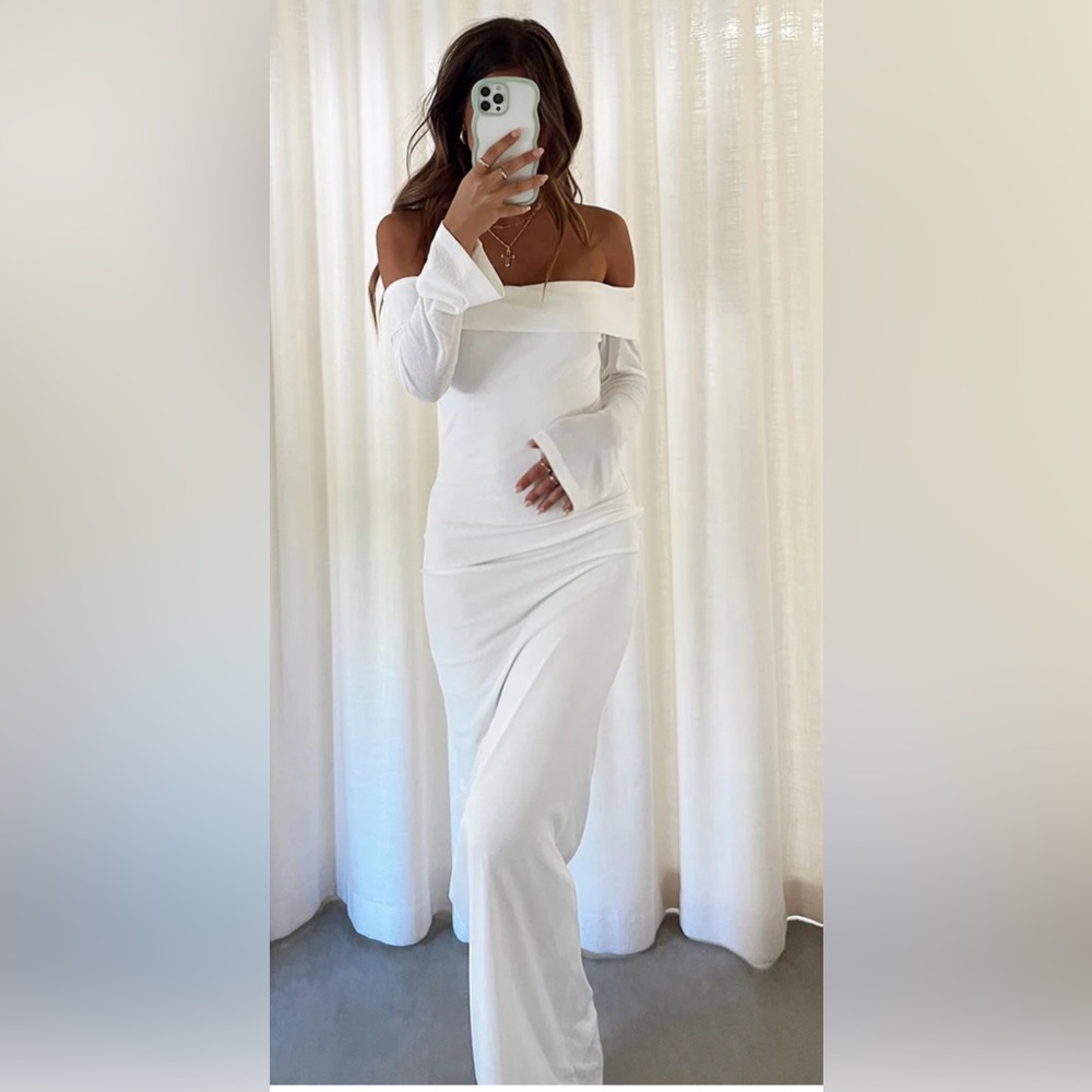 Princess Polly Maida Maxi Dress White US4
